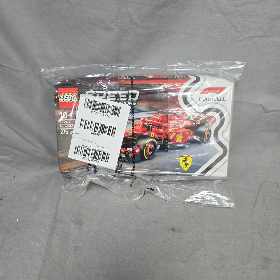 LEGO SPEED CHAMPIONS FERRARI SF 24 F1 RACE CAR 275 PIECES, 77242