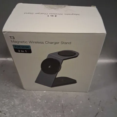 BOXED T3 MAGNETIC WIRELESS CHARGER STAND