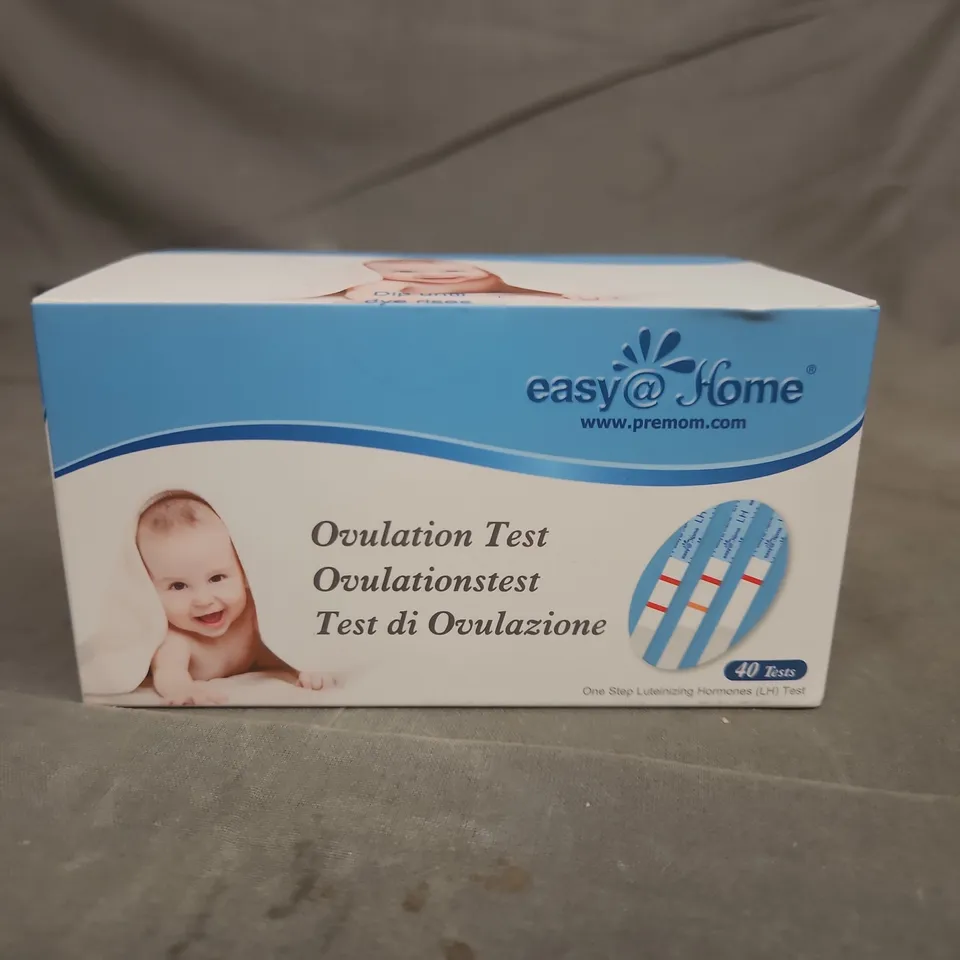 APPROXIMATELY 20 BOXES OF EASY AT HOME OVULATION TESTS