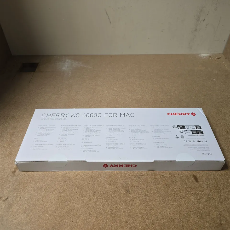 CHERRY KC 6000C KEYBOARD FOR MAC BOXED