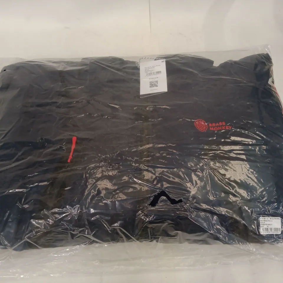 BRAND NEW BAGGED BRASS MONKEY UNISEX DIP COAT, BM00050 - NAVY// SIZE: XL