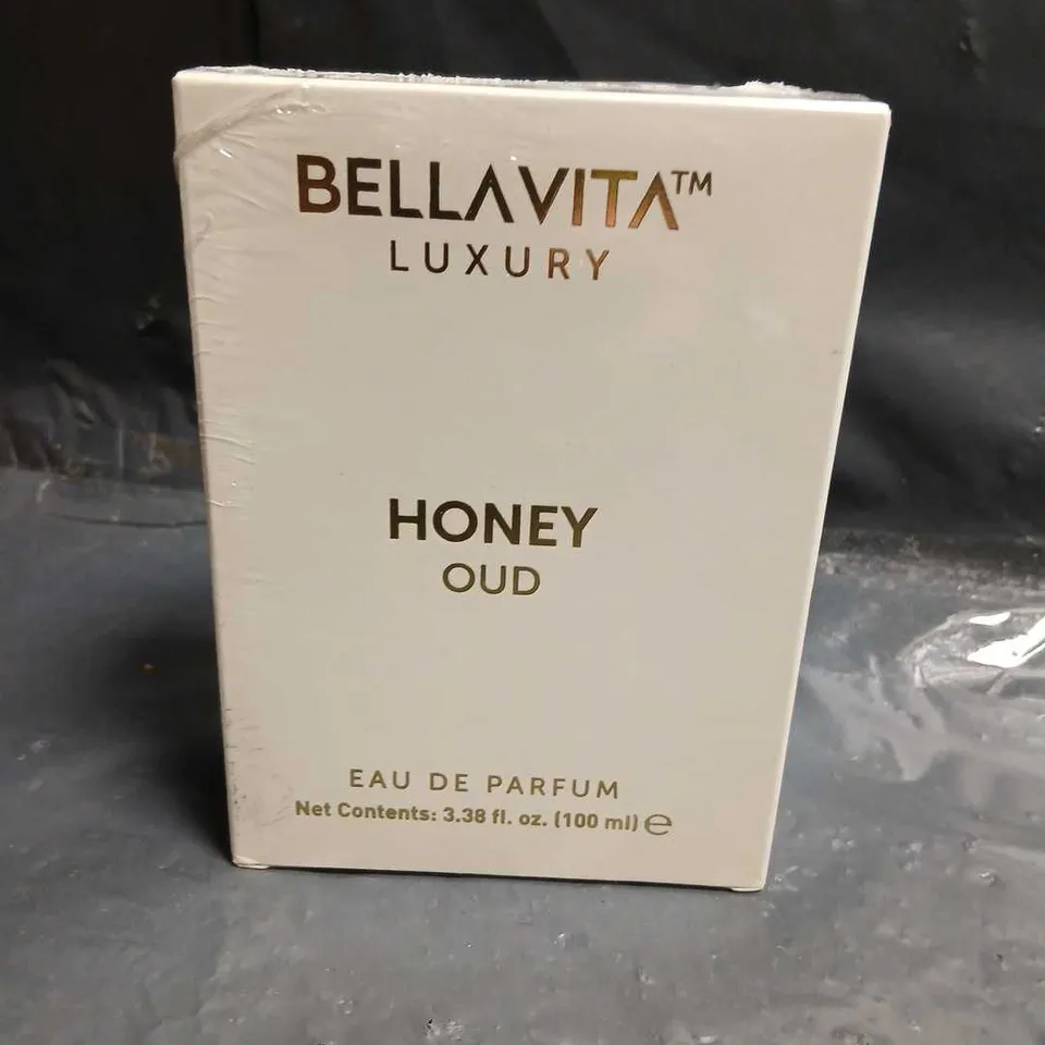 BOXED AND SEALED BELLAVITA LUXURY HONEY OUD EAU DE PARFUM 100ML