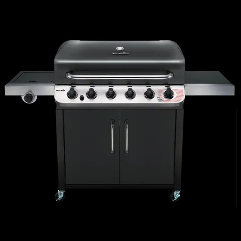 BOXED CHAR-BROIL 6 BURNER GAS GRILL - BLACK (1 BOX)