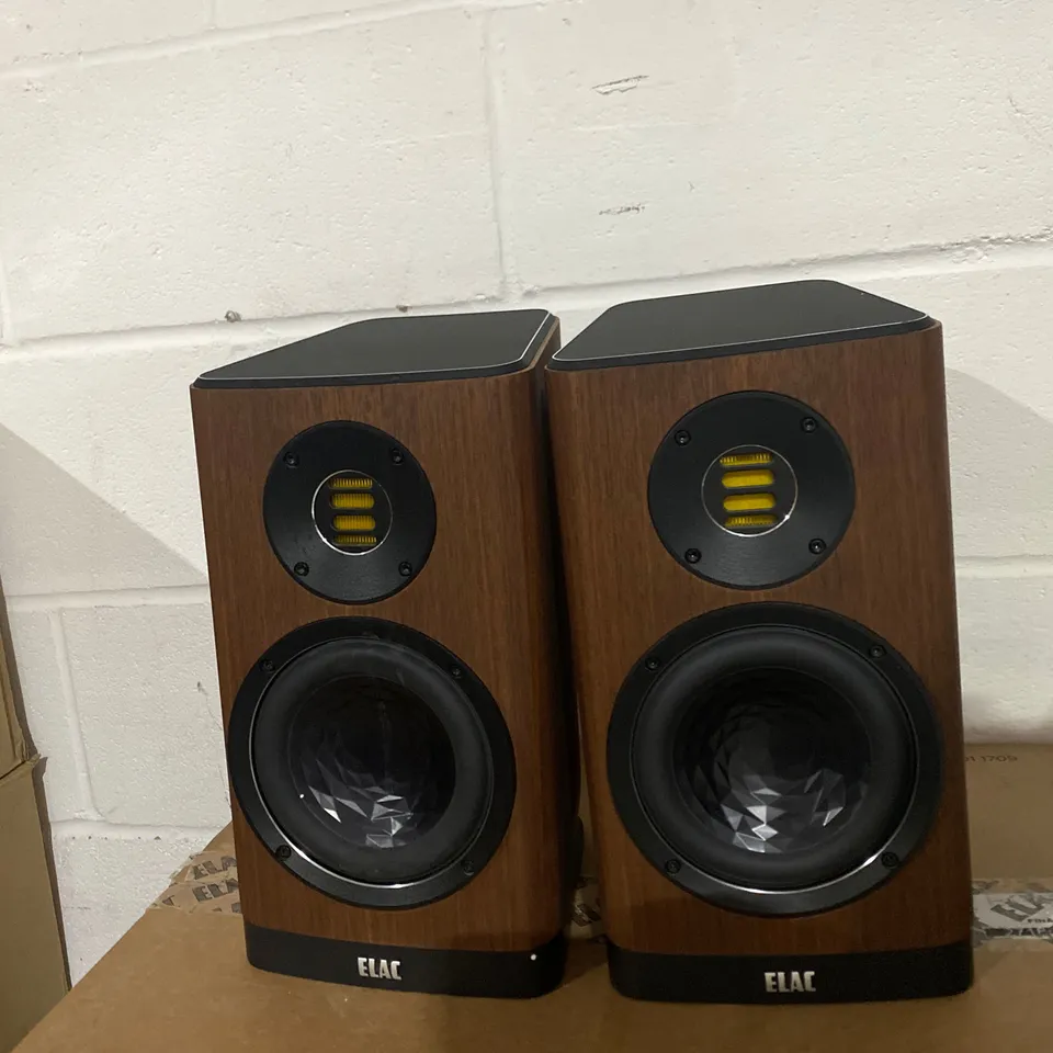 BOXED PAIR OF VELA ELAC BS 403 SPEAKERS 