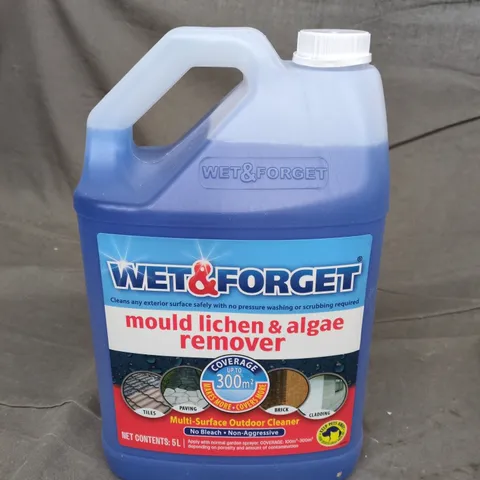 WET & FORGET MOULD, LICHEN & ALGAE REMOVER – 5L