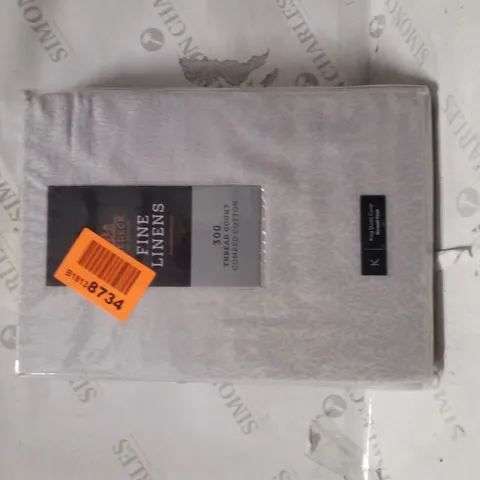 BRAND NEW SEALED TAHRA TC JACQUARD KINGSIZE DUVET COVER