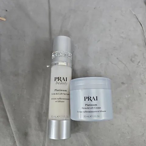 PRAI BEAUTY PLATINUM FIRM & LIFT SERUM (50ML) + CREME (30ML)