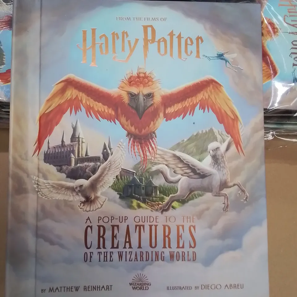 LOT OF 5 BRAND NEW HARRY POTTER POP UP CREATURE GUIDES