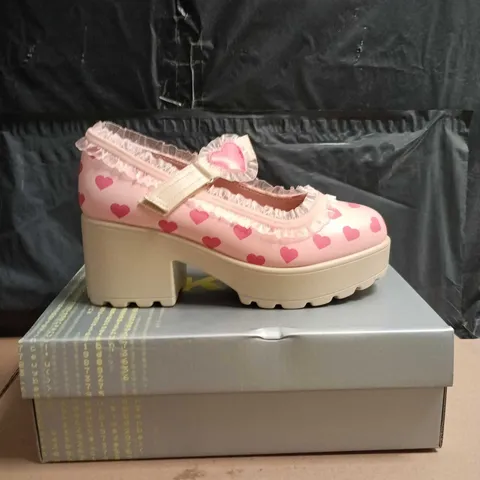 KOI MELANIE SWEETHEART MARY JANE SHOES PINK SIZE 5