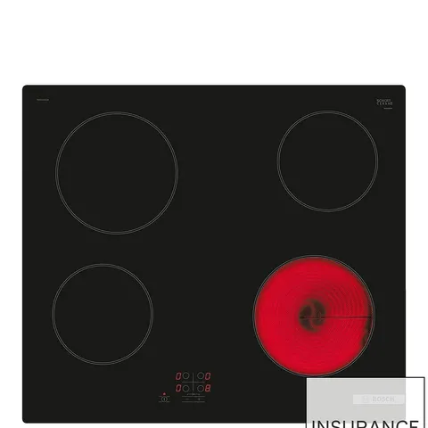 BOSCH PKE61RAA8B 60CM INTERGRATED CERAMIC HOB