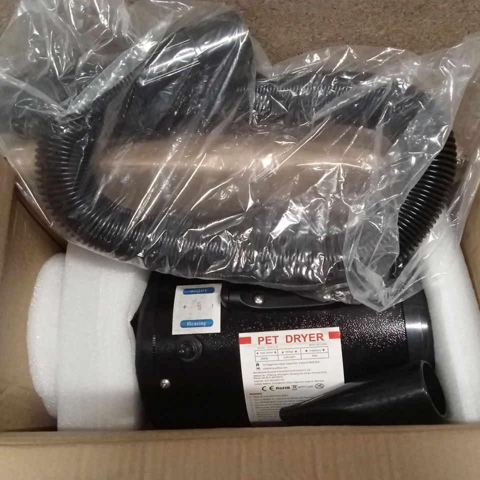 BOXED DAWOO 2800W DOG HAIR DRYER BLASTER 