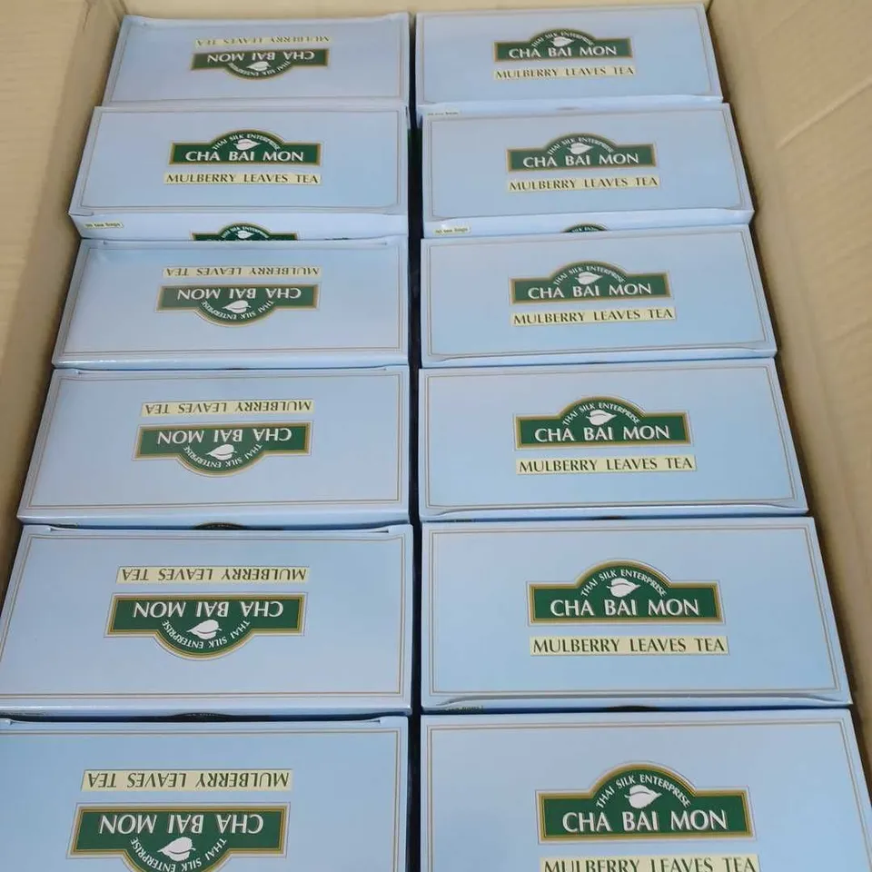 60 X BOXED CHA BAI MON MULBERRY LEAVES TEA BAGS - 50 BAGS PER BOX 