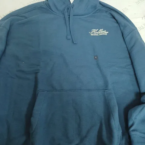 HOLLISTER NAVY HOODIE - SMALL