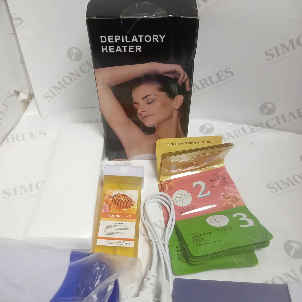 DEPILATORY HEATER WAXING KIT 