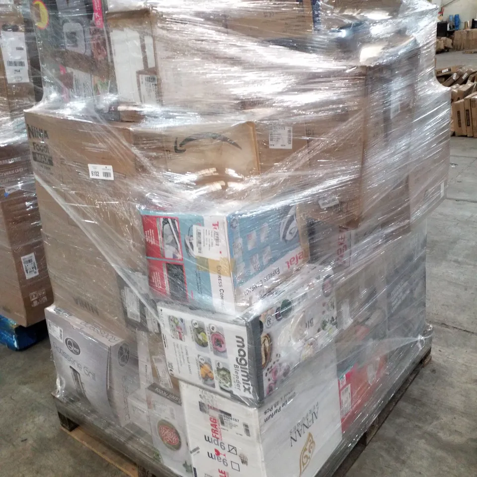 PALLET OF APPROXIMATELY 36 UNPROCESSED RAW RETURN HOUSEHOLD AND ELECTRICAL GOODS TO INCLUDE;