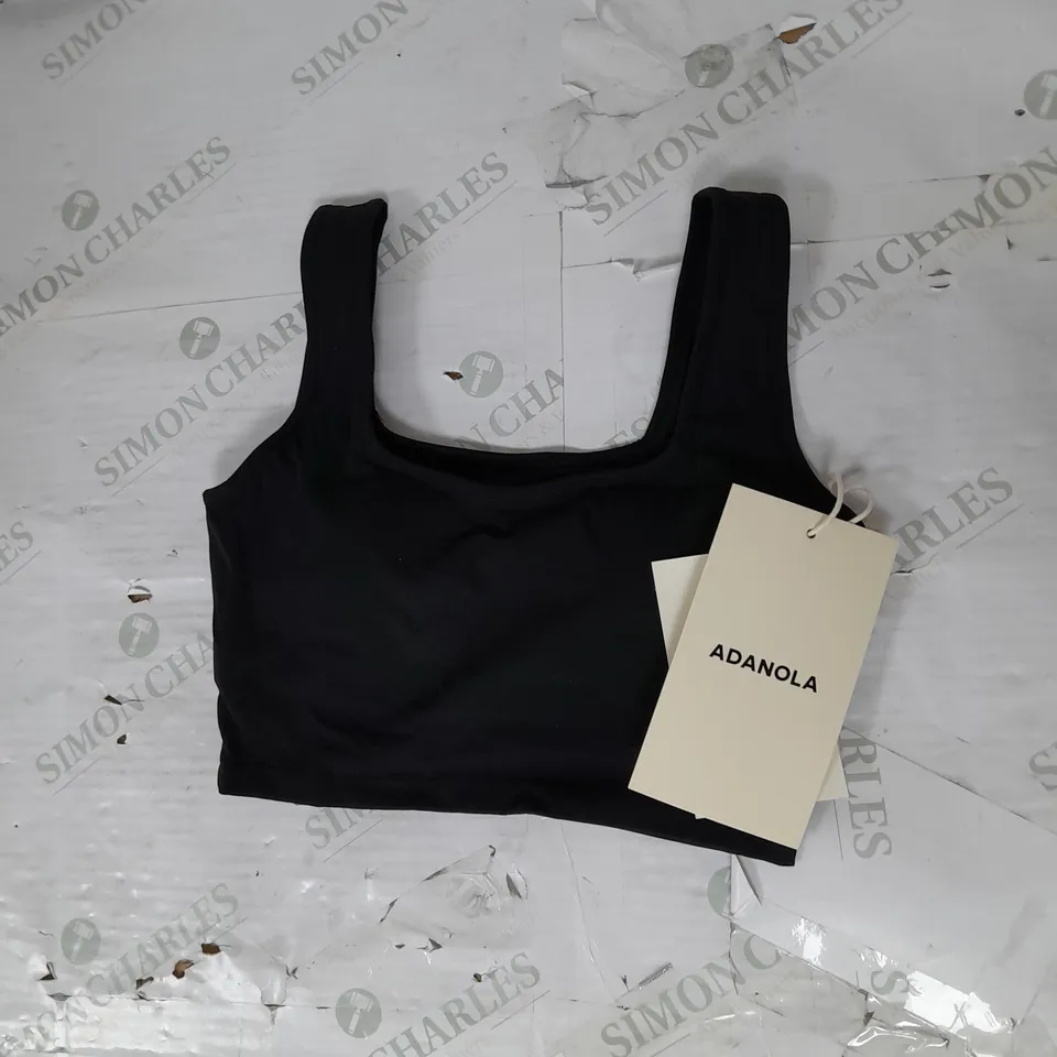 ADANOLA ULTIMATE SQUARE NECK BRA IN BLCK SIZE S