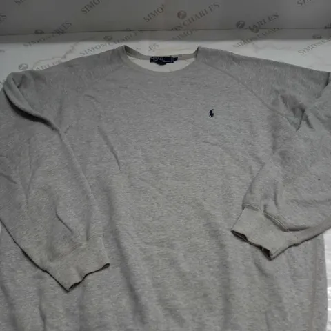 POLO RALPH LAUREN GREY SWEATSHIRT SIZE L