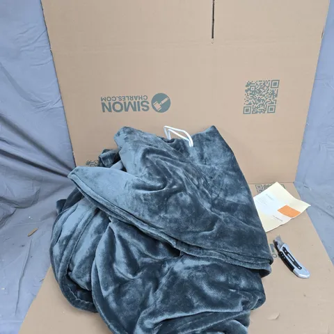 KLARSTEIN SLANKET ELECTRIC BLANKET – BLUE VELVET THROW