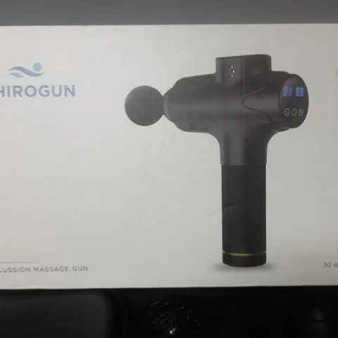 BOXED CHIROGUN PERCUSSION MASSAGE GUN