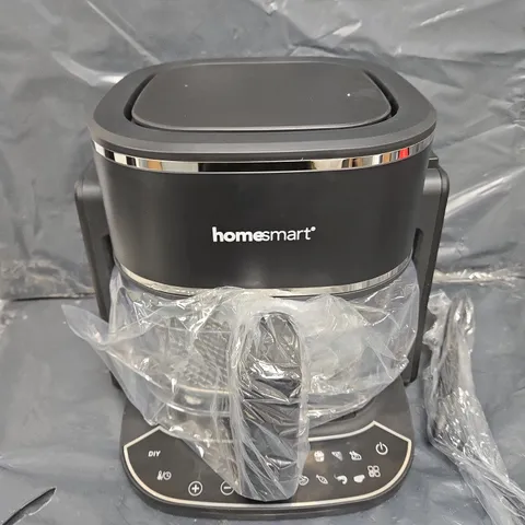 BOXED 2 IN 1 GLASS BOWL AIR FRYER 