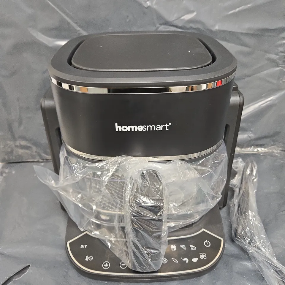 BOXED 2 IN 1 GLASS BOWL AIR FRYER 