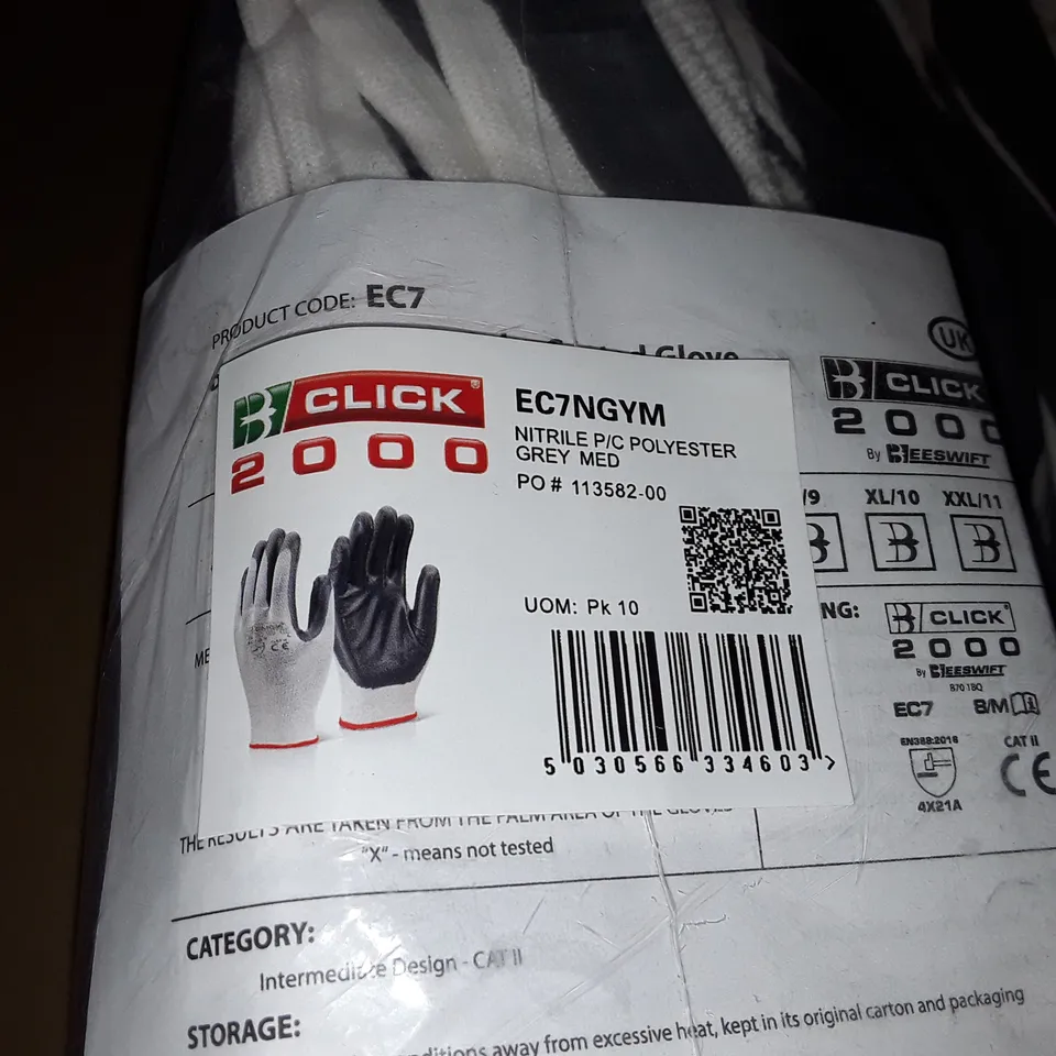 2 10-PACKS OF CLICK 2000 GLOVES