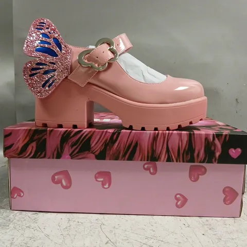 BOXED PAIR OF KOI TIRA PINK MARY JANES GOOD FAIRY EDITION SIZE UK 4