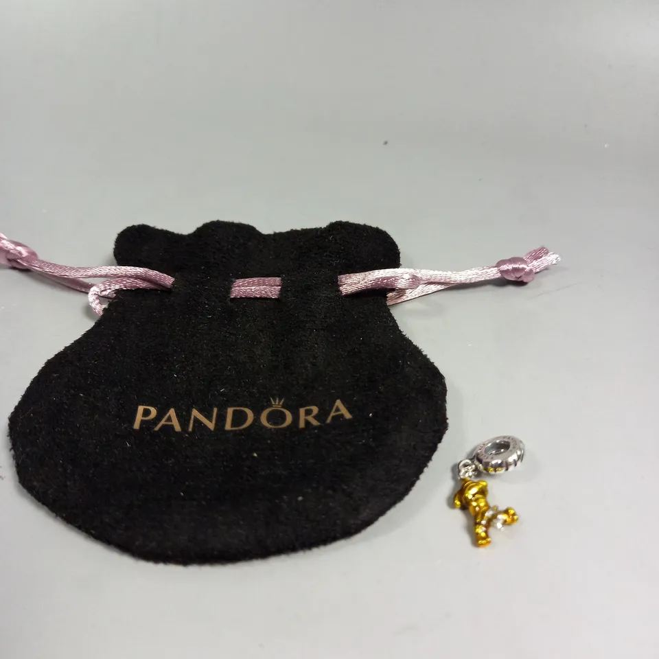 PANDORA DISNEY WINNIE THE POOH TIGGER DANGLE CHARM
