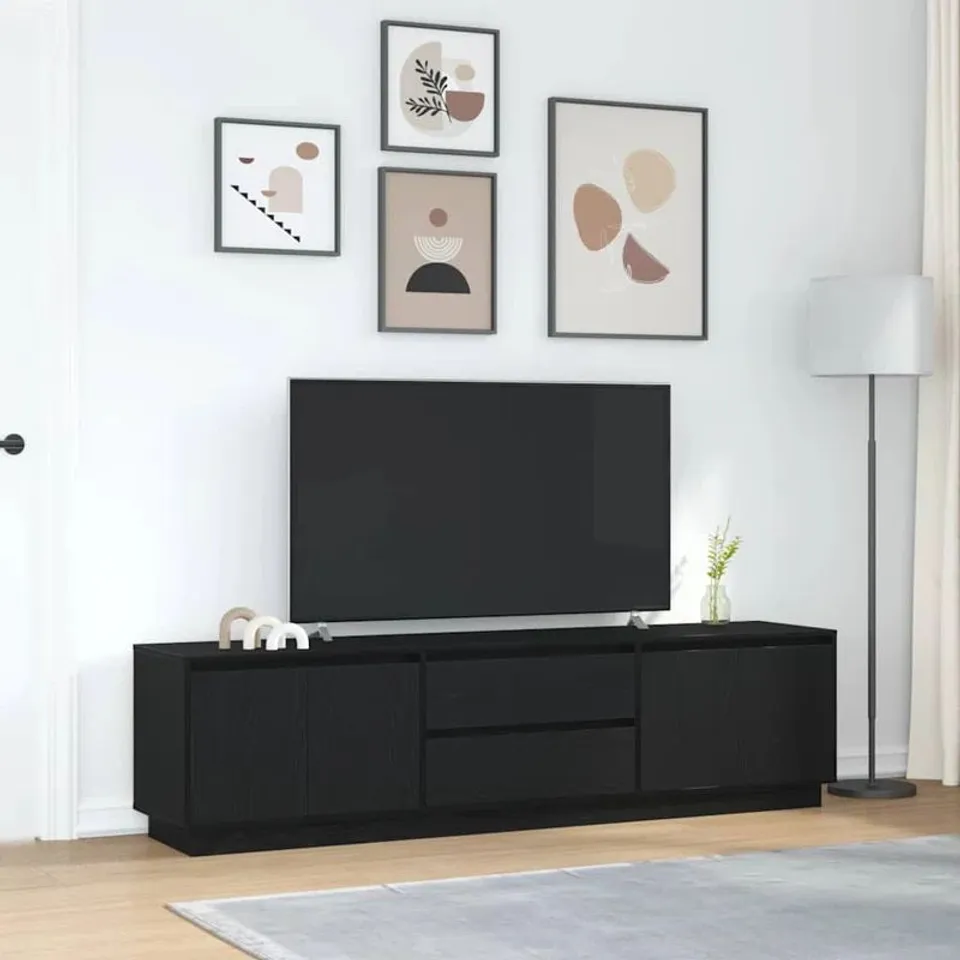 BOXED LATITUDE TV CABINET WITH LED LIGHTS 193.5×41×50CM (2 BOXES)