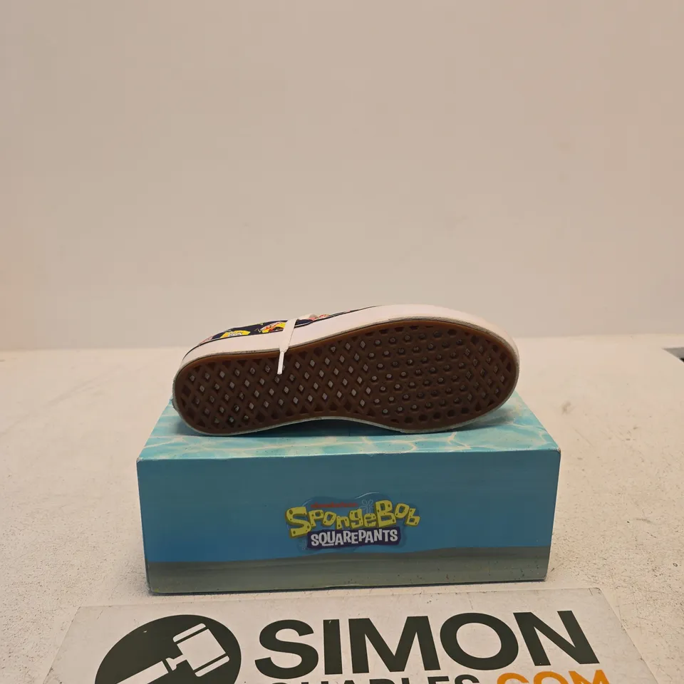 VANS SPONGEBOB SQUAREPANTS SHOES – UK 7 (US 8) – BOXED