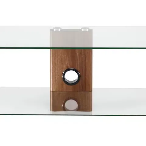 BOXED CENTURY TV-STAND WALNUT LOOK/GLASS, 1200mm (1 BOX)