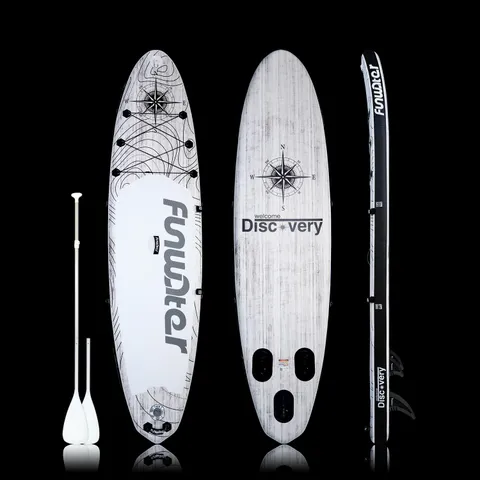 BOXED DISCOVERY 11' INFLATABLE PADDLE BOARD ACCESSORIES MAY BE MISSING