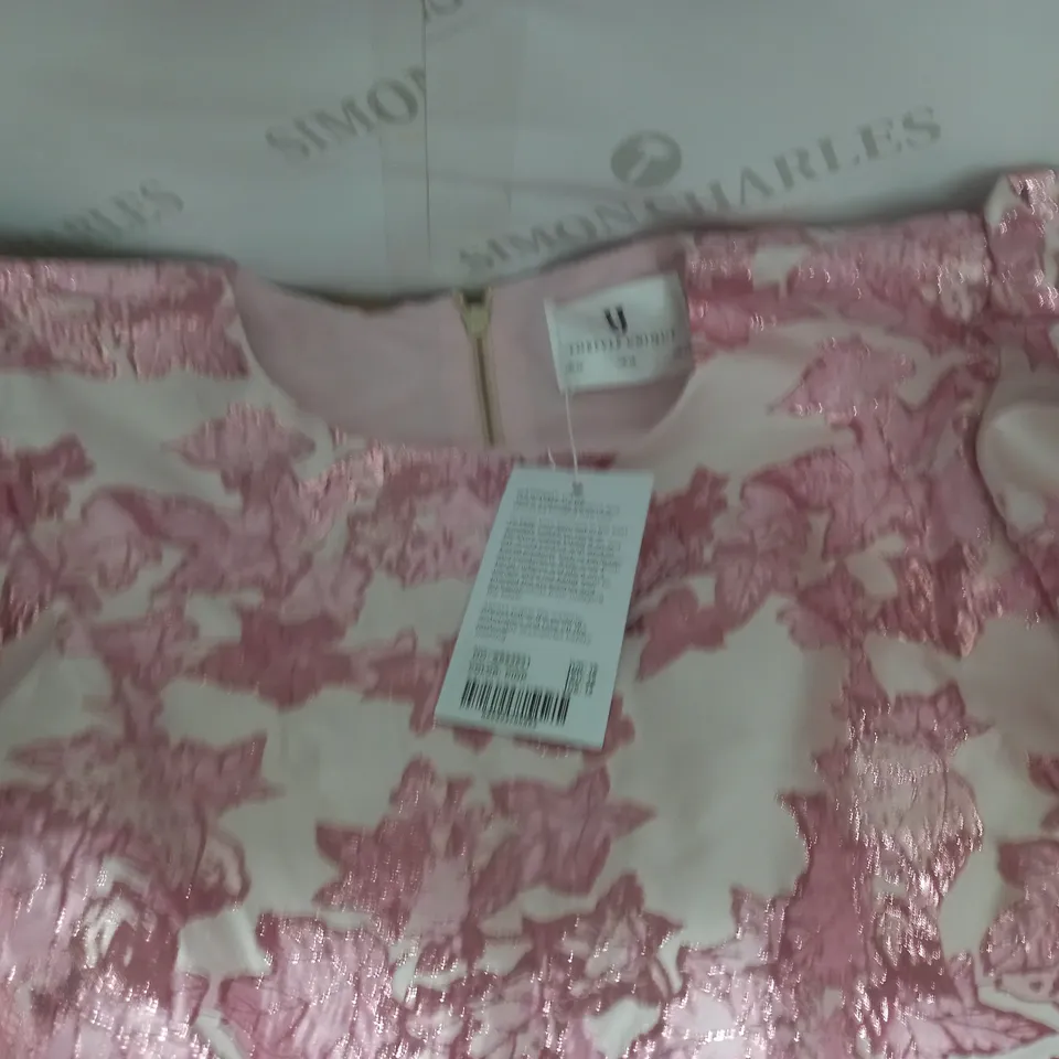 FOREVER UNIQUE PINK DRESS - UK 18
