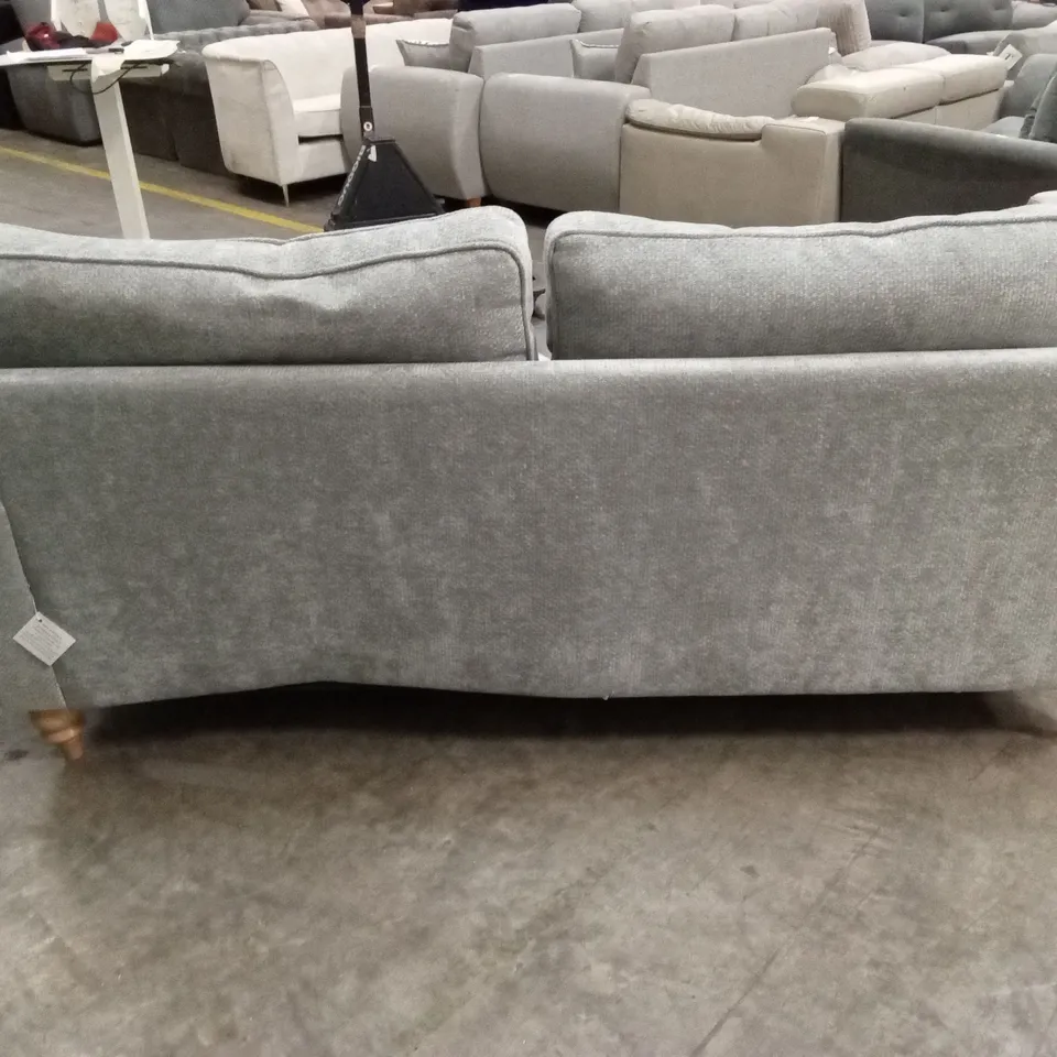 HEPBURN 3 SEATER FABRIC SOFA - GREY RRP £749