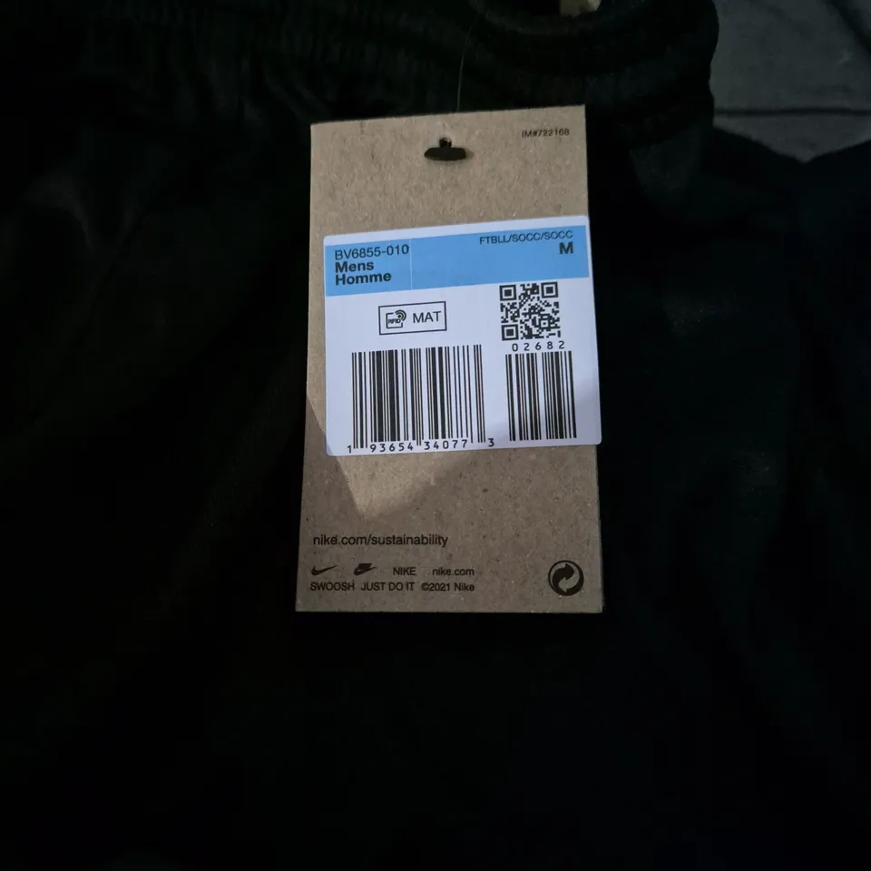 NIKE MEN'S BLACK RUNNING SHORTS SLIM FIT - SIZE M