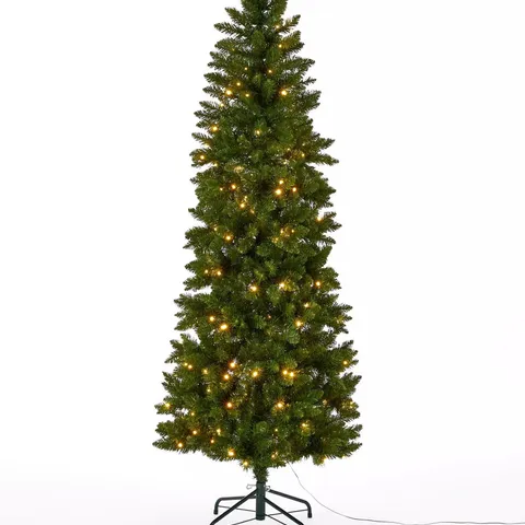 6FT PRE LIT PENCIL CHRISTMAS TREE 