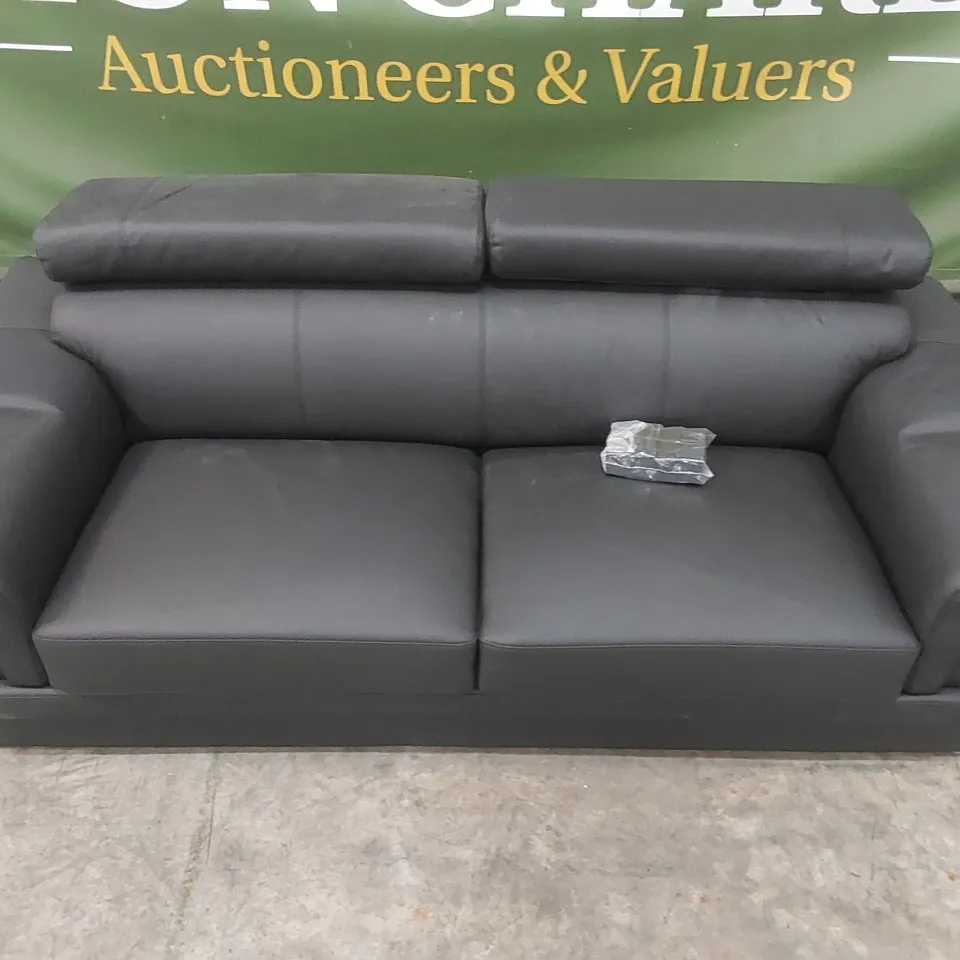 QUALITY DESIGNER GENUINE LEATHER 3 SEATER SOFA