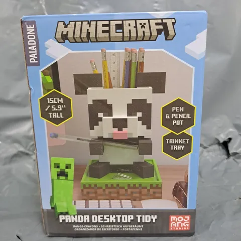 MINECRAFT PANDA DESKTOP TIDY