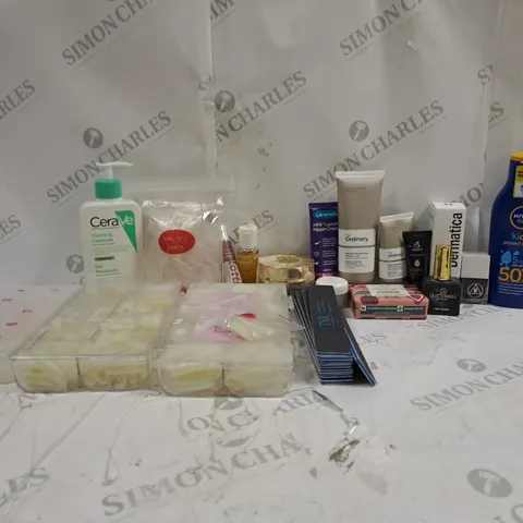 BOX OF 20 ASSORTED ITEMS TO INCLUDE BOX OF 20 ASSORTED ITEMS TO INCLUDE NIVEA, THE BODY SHOP, CERA VE