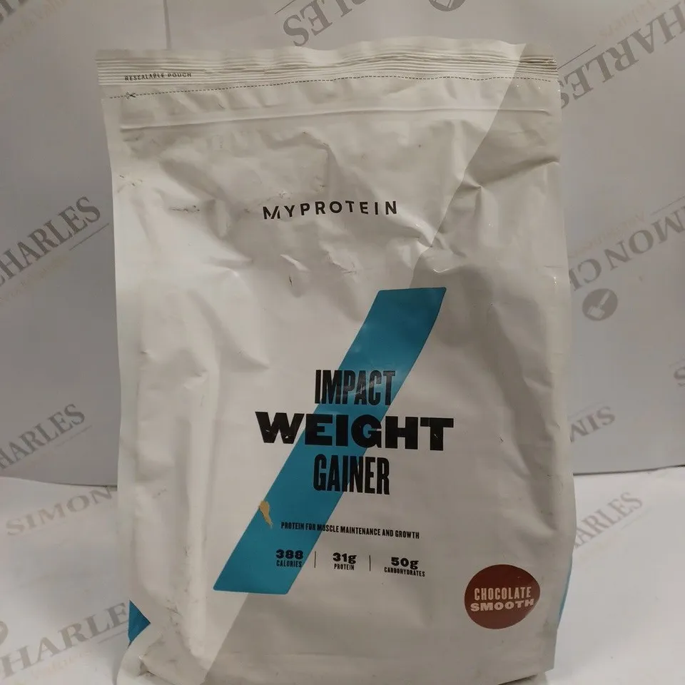 SEALED MYPROTEIN IMPACT WEIGHT GAINER - CHOCOLATE 2.5KG