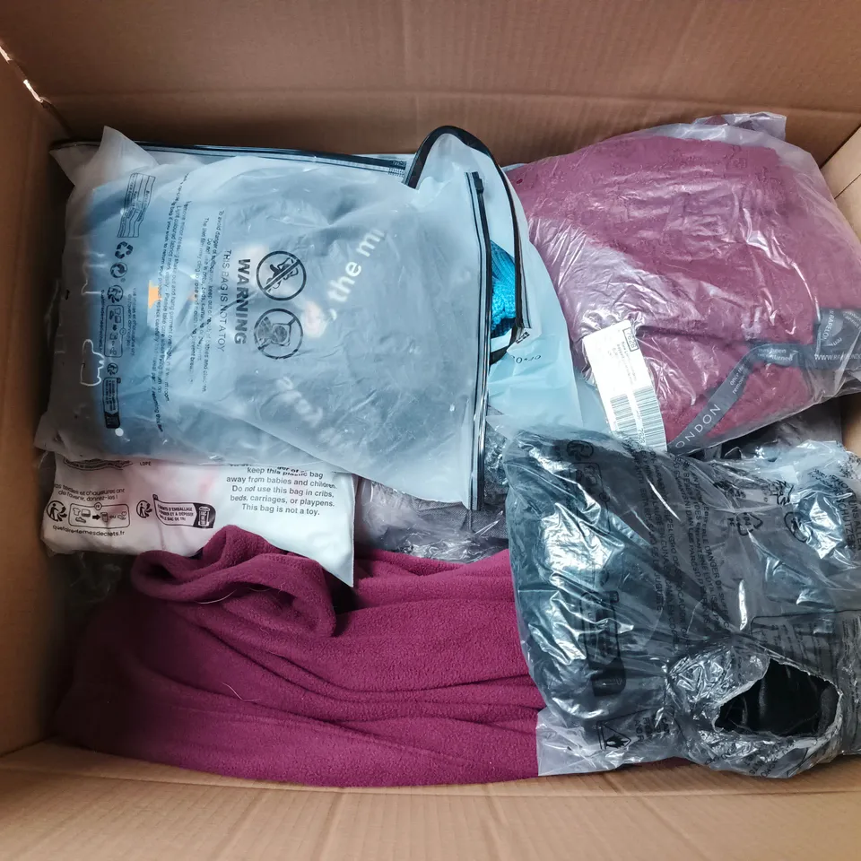 APPROXIMATELY 20 ASSORTED CLOTHING AND FASHION PRODUCTS IN VARIOUS STYLES AND SIZES - COLLECTION ONLY