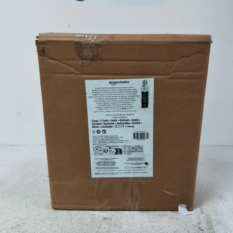 AMAZON 6 CUBE WIRE STORAGE RACK 