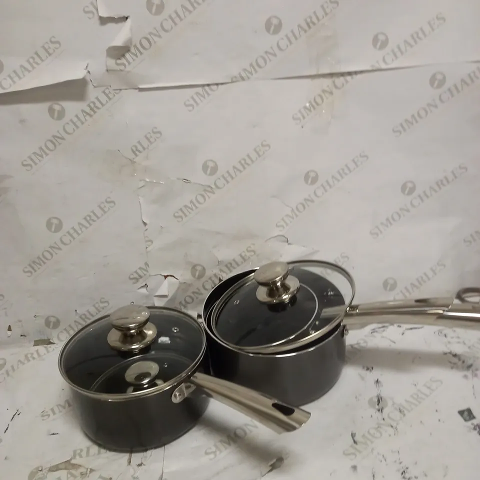 MORPHY RICHARDS 973023 ACCENTS INDUCTION SAUCEPAN SET