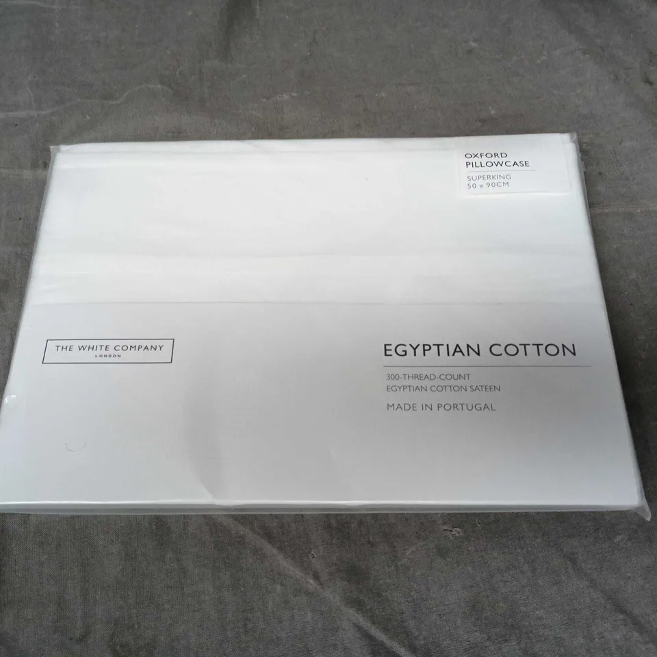 THE WHITE COMPANY OXFORD PILLOWCASE – EGYPTIAN COTTON, 300-THREAD-COUNT, SUPERKING 50 X 90 CM