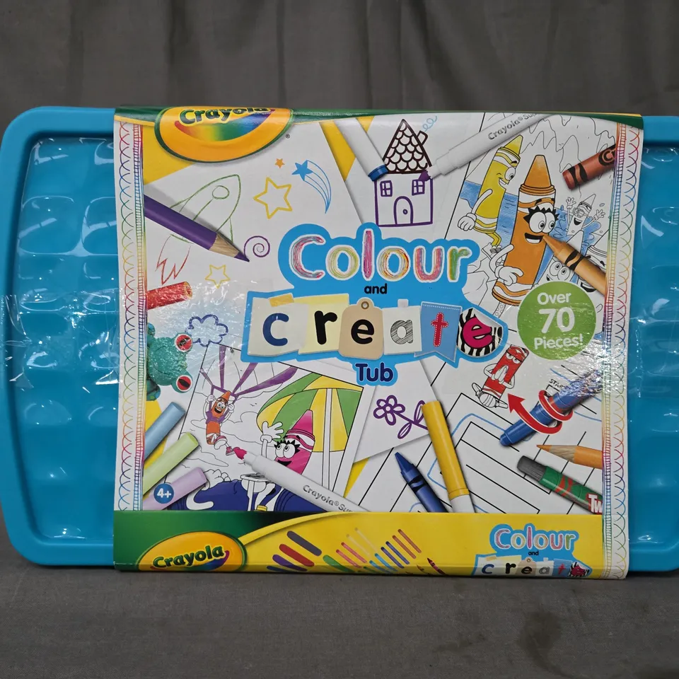 CRAYOLA COLOUR AND CREATE TUB