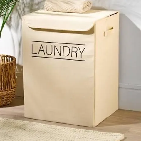 THE VERY COLLECTION FABRIC LAUNDRY HAMPER