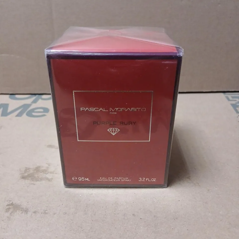 BOXED AND SEALED PASCAL MORABITO PARIS PURPLE RUBY EAU DE PARFUM 95ML