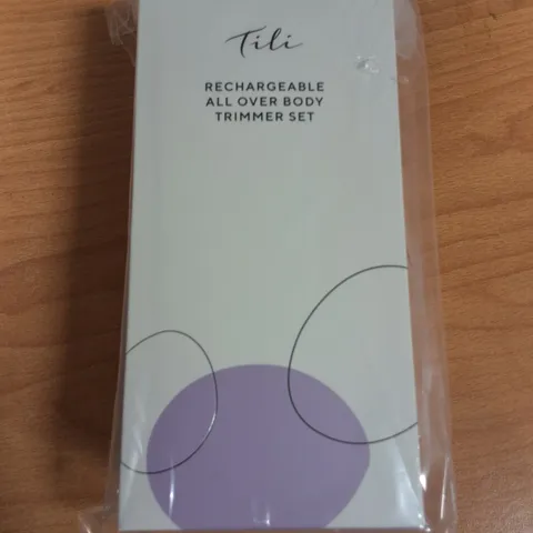 LOT OF 30 BRAND NEW TILI RECHARGABLE ALL OVER BODY TRIMMERS SETS