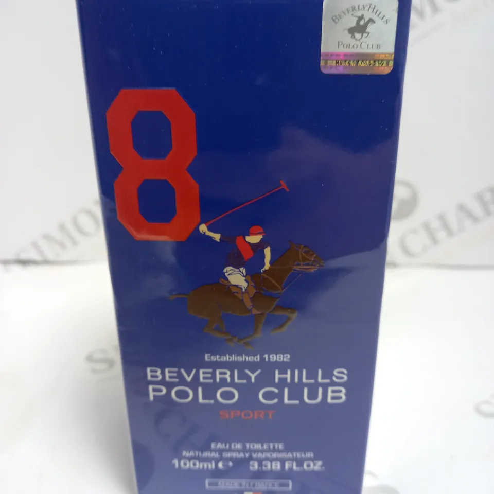 BOXED AND SEALED BEVERLY HILLS POLO CLUB SPORT EAU DE TOILETTE 100ML