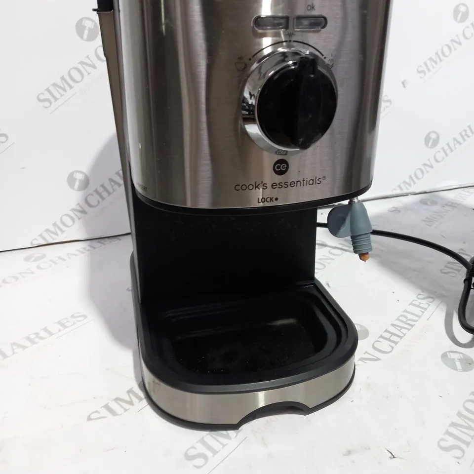 COOK'S ESSENTIALS PUMP ESPRESSO COFFEE MACHINE